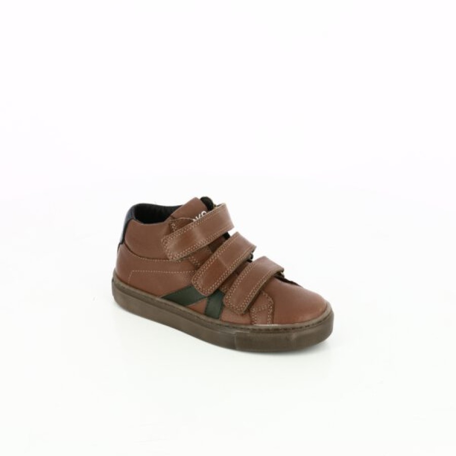 Kevin Boys | Cks Velcro shoes Cognac