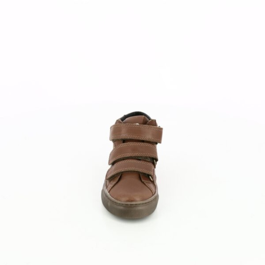 Kevin Boys | Cks Velcro shoes Cognac