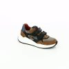 Kevin Boys | Romagnoli Velcro shoes Cognac