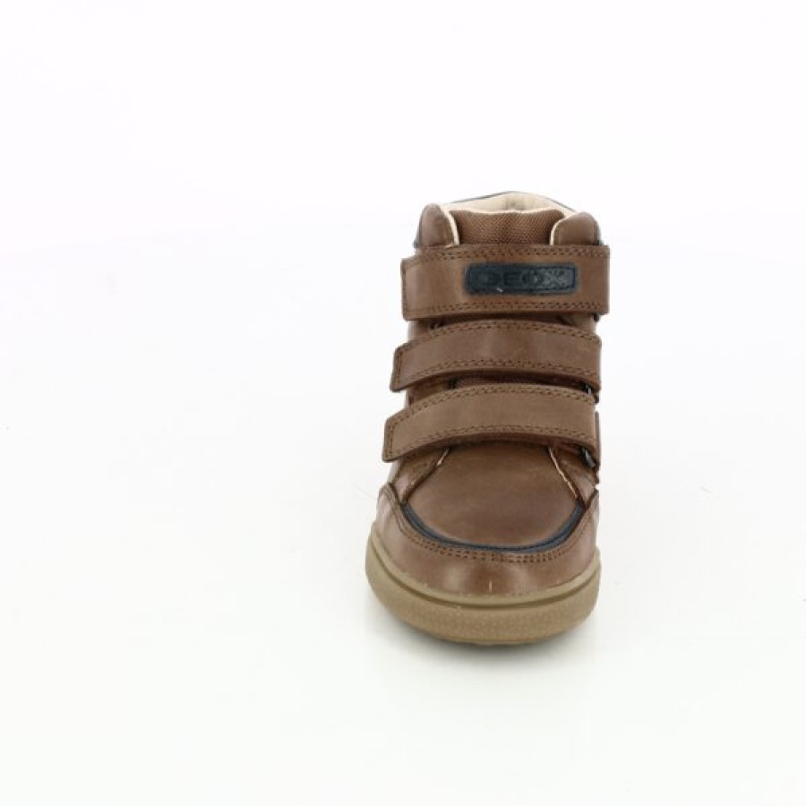 Kevin Boys | Geox Velcro shoes Cognac